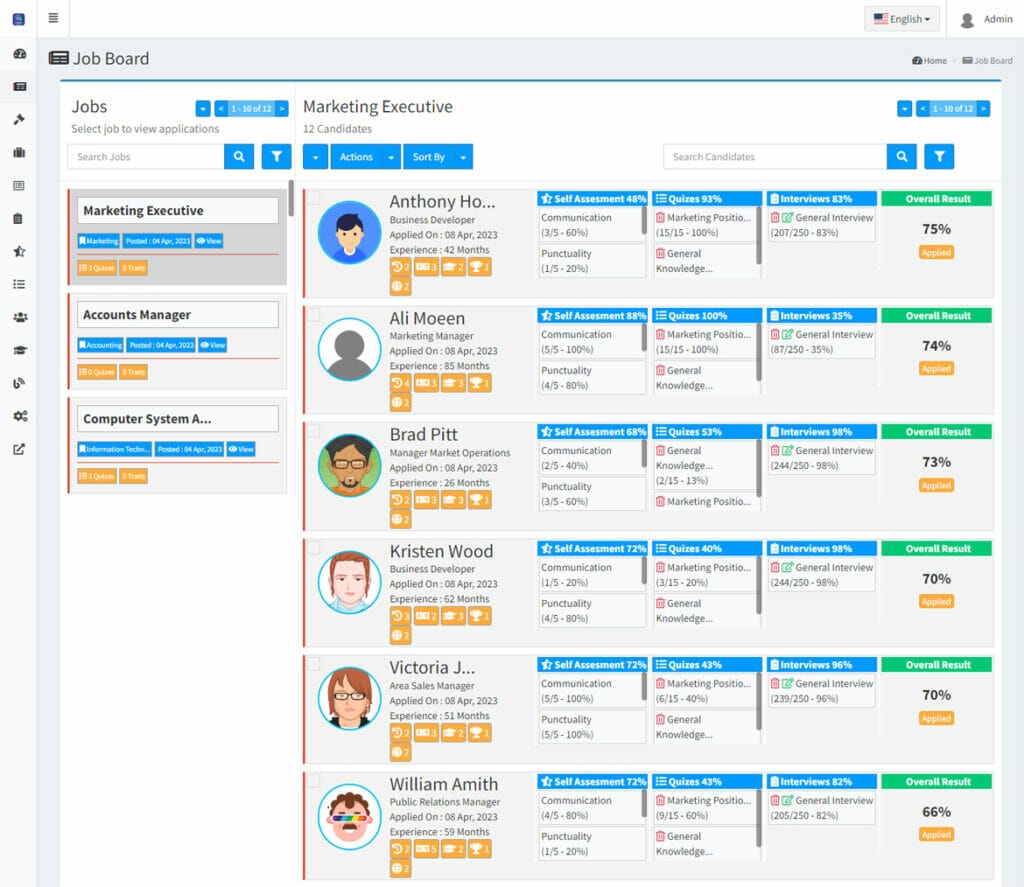 Recruitment System_Candidate Finder_ Job Board Page