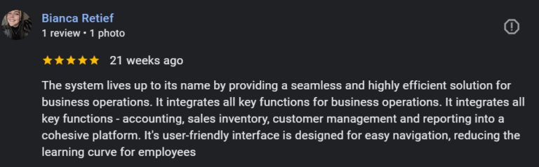 PERFEX CRM for Small and Medium Businesses Google Review